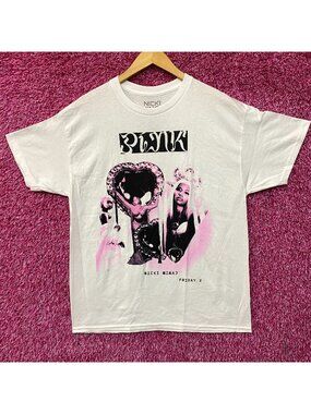 Nicki Minaj Heart Collage Pink Friday 2 T-Shirt Large